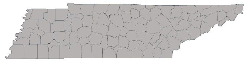 Tennessee County Map